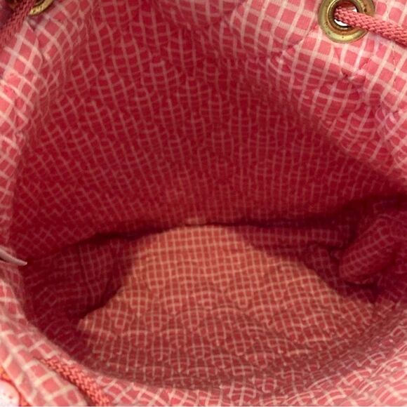 Vera Bradley Vintage Retired Quilted Backpack matching Mini Bag EUC - Picture 5 of 5